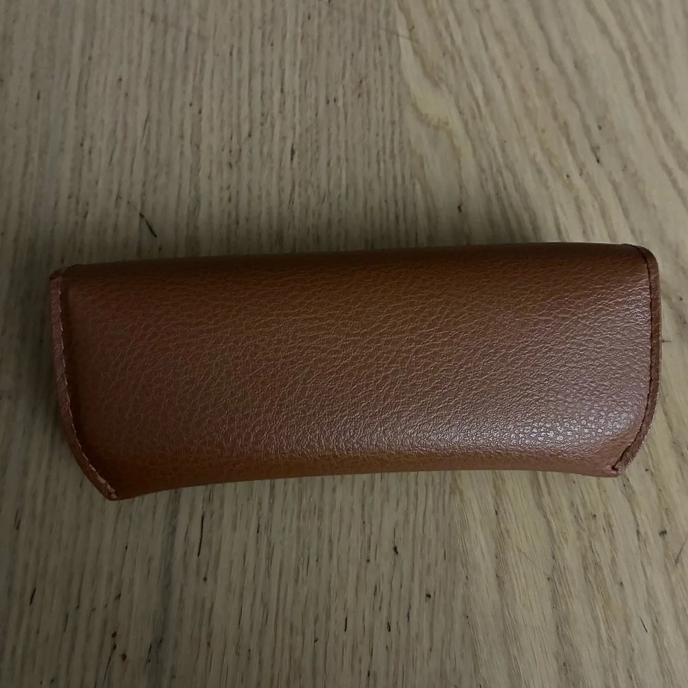 Ray-Ban Brown Leather Sunglasses Case